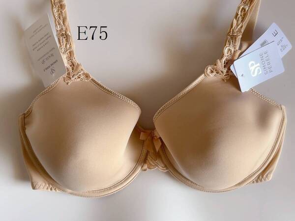 E75☆Simone Perele シモーヌ ペレール Andora フランス高級ランジェリーブラ ベージュ