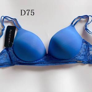 D75☆IMPLICITE・アンプリシット フランス 高級下着 ブルー