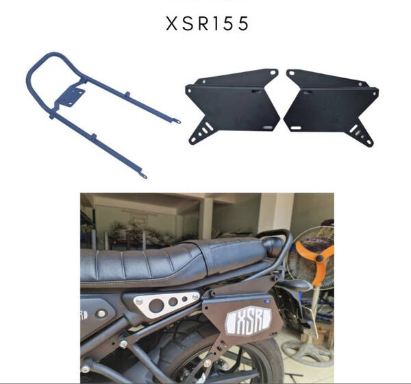 新品 タンデムバー&サイドフェンダーXSR125/155サポートバッグ2枚セット