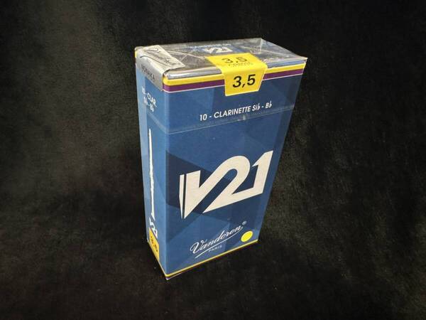 バンドレン Vandoren B♭クラリネットリード 【V21】 #3.5(新品)【送料無料】【おてがる配送】