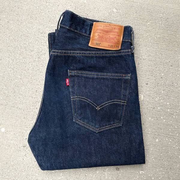 BIG E 米国製 “PREMIUM” LEVI’S 501 00501-2546 W31 L34 赤耳 リジッド セルビッジ アメリカUSA製 005012546 セルビッチ BIGE ビッグE