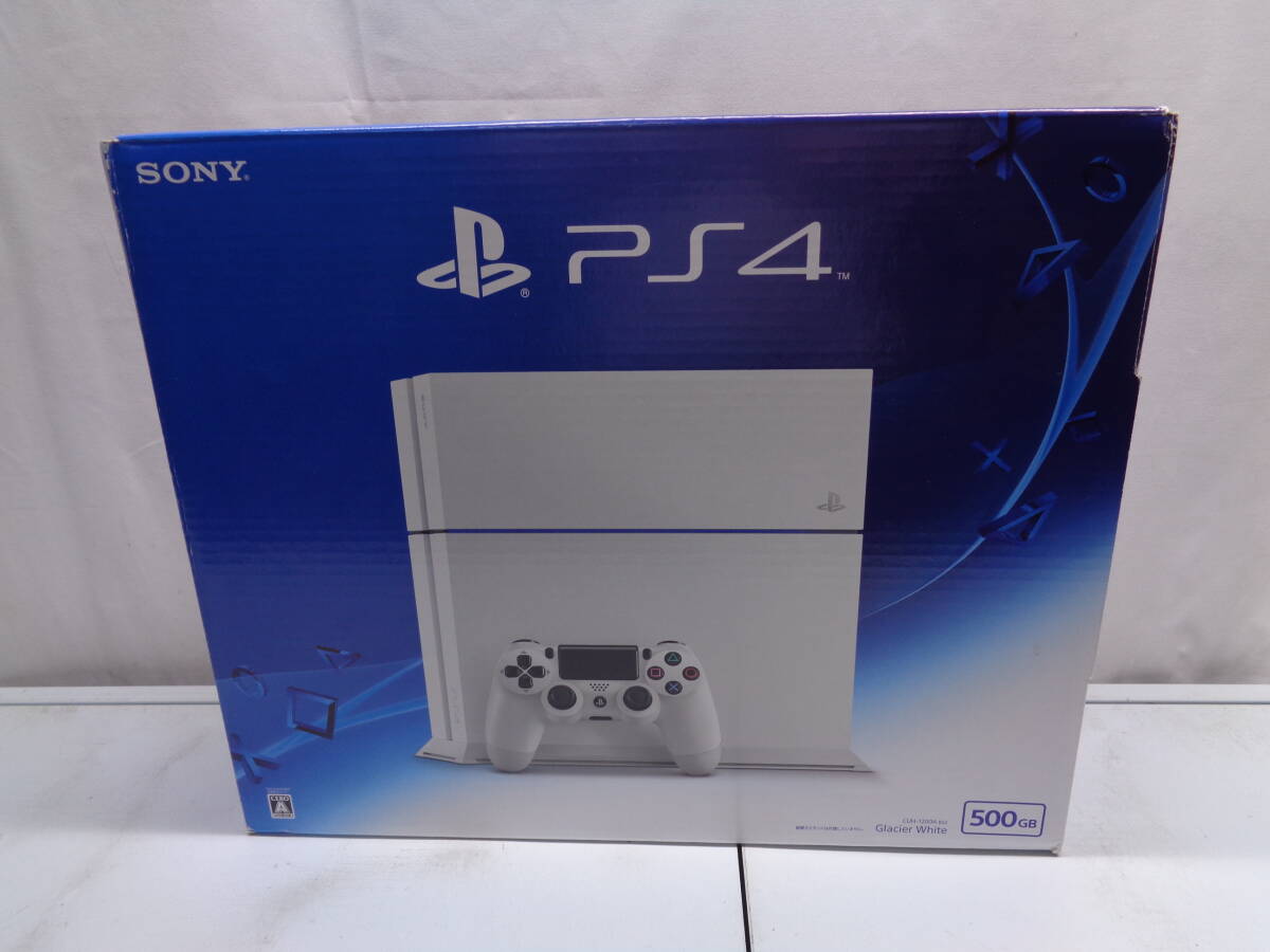 Sony PS4 Glacier White 500GB Playstation 4 CUH-1200AB02 Box