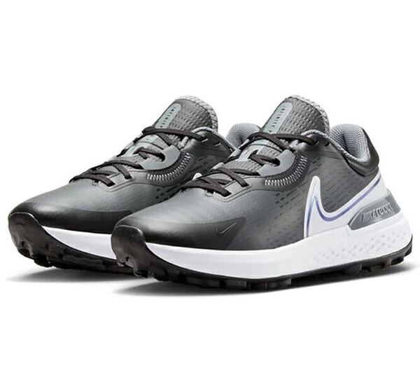新品 送料込 NIKE GOLF INFINITY PRO 2 W 26.5cm/US8.5 濃灰/黒/白 ナイキ ゴルフ インフィニティ プロ ワイド REACT リアクト 防水