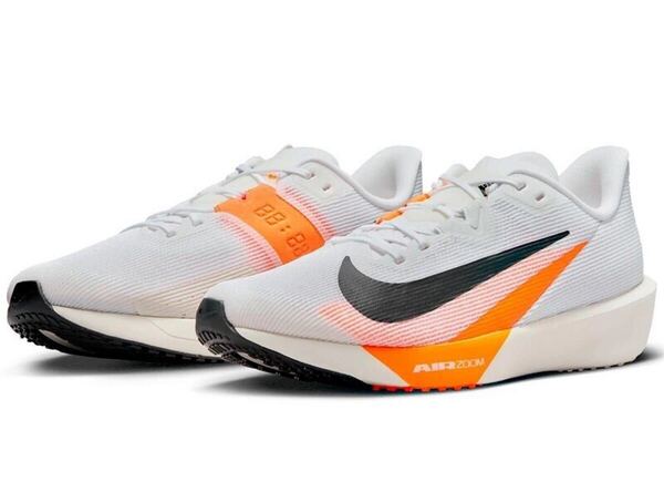 新品 送料込 NIKE AIR ZOOM RIVAL FLY 4 27.5cm/US9.5 白/オレンジ ナイキ エア ズーム ライバル フライ 4 RUNNING ランニング マラソン