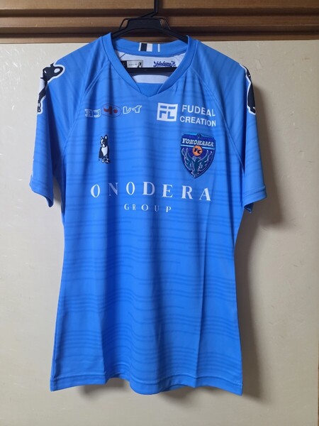 未使用/サッカージャンキー【横浜FC 2019 オーセンティック ユニフォーム L】ホームSoccer Junkey SoccerJunky中村俊輔/三浦知良/松井大輔