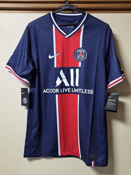 新品/未使用/正規品【ナイキNIKE PSG パリサンジェルマン 20-21 ホーム レプリカ ユニフォーム M】LジョーダンブランドJORDANジョーダン