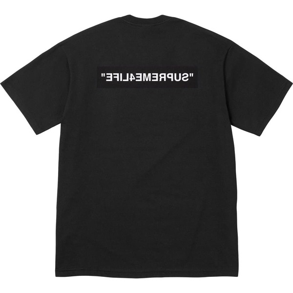 Lサイズ Supreme 4 Life Tee 24FW BLack シュプリーム フォー ライフ Tシャツ ブラック