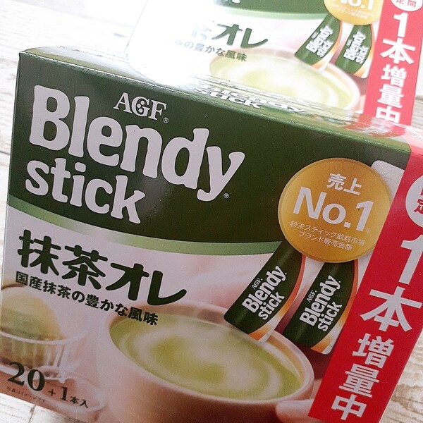 AGF ブレンディ スティック 抹茶オレ 2箱(1箱21本入) 開封発送
