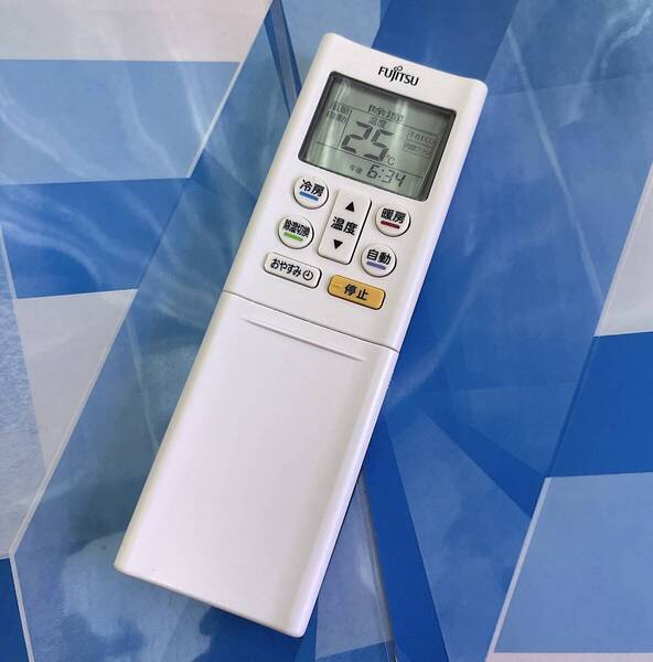 即決1,500円/防水梱包/保証/綺麗/即日発送/実績/信頼/FUJITSU/富士通/エアコンリモコン AR-RFC2J 美品 送料無料②