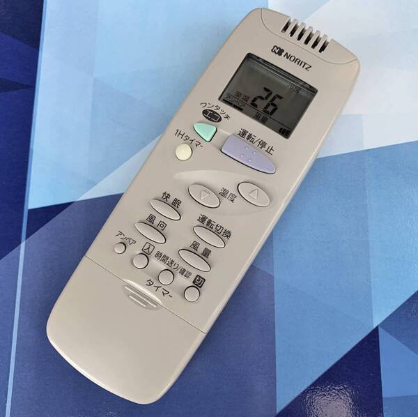 即決1,200円/防水梱包/保証/実機確認済/13個目/即日発送/綺麗/送料無料/実績/NORITZ/ノーリツ/エアコンリモコン RCA-848M 美品 送料無料