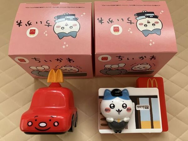 ★ちいかわ ★ マクドナルド ハッピーセット ★ ラッコ メジャー/ ハチワレ カレンダー★ 第一弾