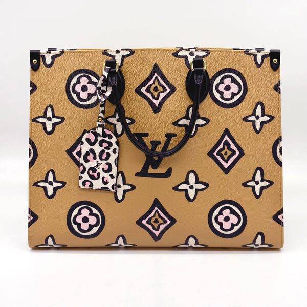 ルイヴィトン ワイルドアットハート オンザゴー GM 2WAYバッグ モノグラム トートバッグ ハンドバッグ LOUIS VUITTON