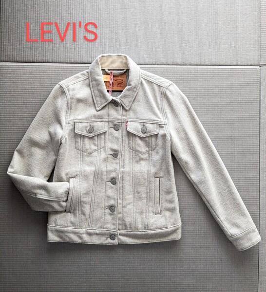 LEVI'S ウールジャケット リーバイス ウール混 Gジャン アウター XS