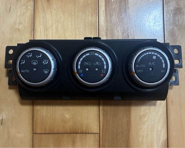 日産 エクストレイル DNT31 エアコンスイッチパネル LED 打ち替え品 ニッサン 27500-JG71A