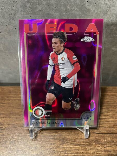 2024-25 Topps Chrome UEFA Club Competition AYASE UEDA 上田綺世 /250 フェイエノールト