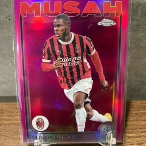2024-25 Topps Chrome UEFA Club Competition MUSAH ムサ /250 ACミラン