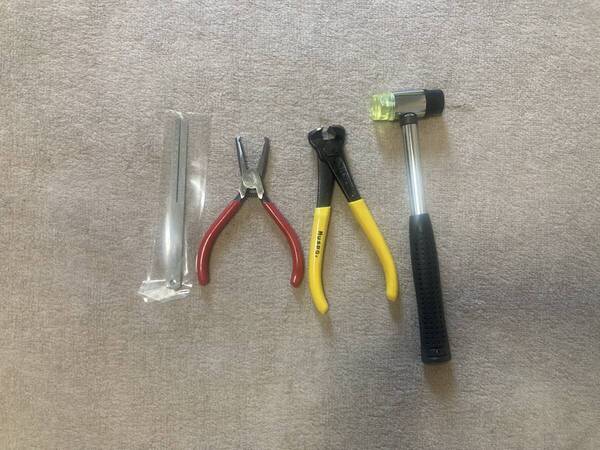 ギター フレット メンテナンス 工具 4点セット (検索) フレットカッター、フレットツール、ツール ニッパー、スペーサー