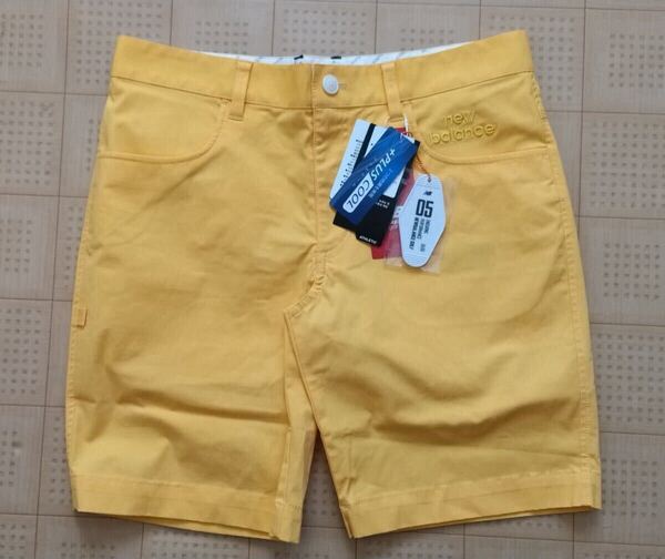 即決新品 New Balance GOLF ストレッチハーフパンツ 3サイズ 72~76㎝ 大き目 オレンジ ニューバランス ゴルフ