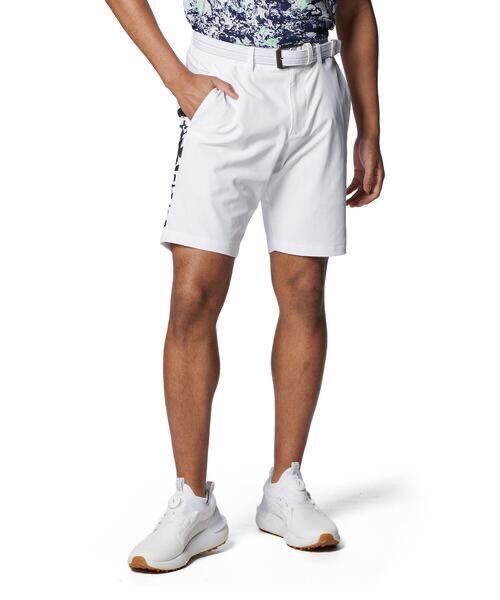 即決新品 Lサイズ UNDER ARMOUR GOLF ストレッチハーフパンツ ホワイト 79-85cm アンダーアーマーゴルフ