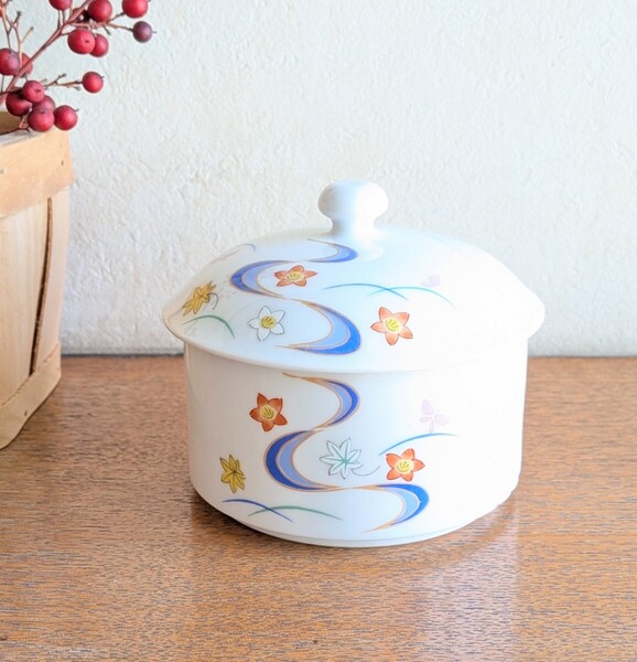 錦松梅 有田焼 蓋付小鉢 器のみ 陶器