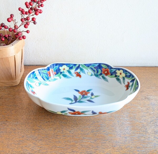 第一陶器 花柄 中皿 和食器