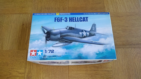 【送料込み即決】タミヤ F6F-3 ヘルキャット 1/72 未組立【要状態確認】取扱説明書によごれ 箱シワあり ウォーバードコレクション HELLCAT