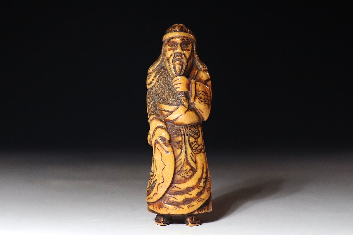 彫刻　根付　置物 Yahoo!オークション - 松山銘 春画 根付 置物 6cm