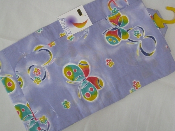 ★ 新品 ゆかた 浴衣 3~4才用 三ツ身 三つ身 100cm ★ 25