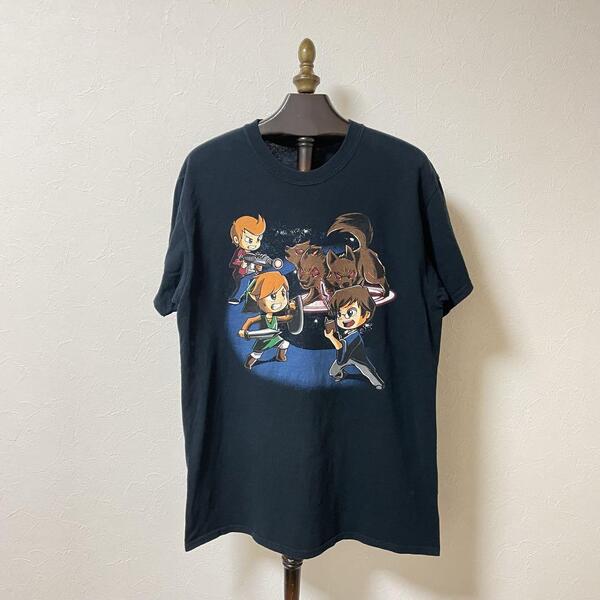 USA 古着 半袖 Tシャツ ゲーム ゼルダの伝説 ハリー・ポッター E0488