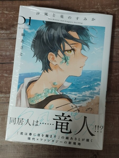 ★新品★特典ペーパー付き「汐風と竜のすみか」 1 コミック 初版 帯付