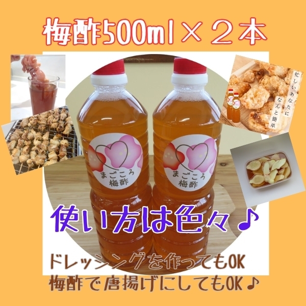梅酢 レシピ付き からあげ 風邪 和歌山 送料無料 産地直送 完紀州南高梅 ろ過済 和歌山 インフルエンザ 白梅酢 焼き鳥 500ml2本入