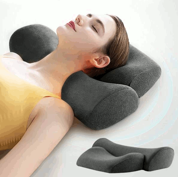 Soomil 枕 低反発 首枕 ストレッチ枕 【睡眠の専門家監修】安眠枕 ネックピロー ヘットレスト 温めて首を伸ばす