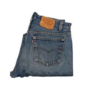 80、90s 過渡期 Levi's リーバイス 501 デニムパンツ ジーンズ 赤文字 W35 USA製 アメカジ ヴィンテージ