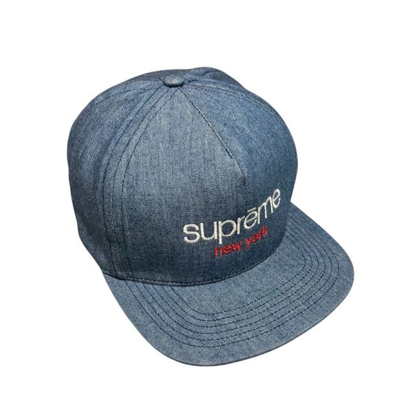 SUPREME STARTER シュプリーム×スターター 帽子 デニム キャップ スナップバック クラシックロゴ ストリート