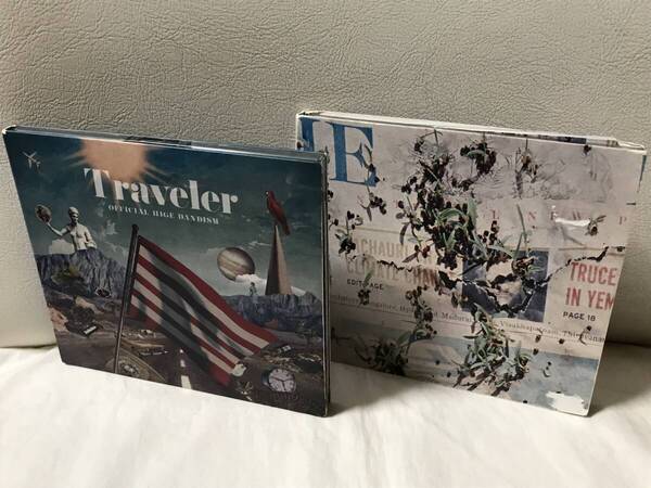 official髭男dism Traveler Editorial アルバム2点セット レンタルUP CD オフィシャルヒゲダンディズム Pretender 宿命 HELLO I LOVE 等
