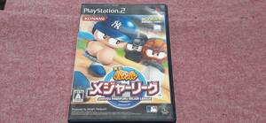 ◎ PS2 【実況パワフルメジャーリーグ】箱/説明書/動作保証付/2枚までクイックポストで送料185円
