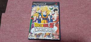 ◎ PS2 【ドラゴンボールZ インフィニットワールド】箱付き/説明書なし/動作保証付/2枚までクイックポストで送料185円