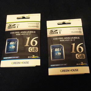 【SDHCカード】16GB 2枚セット 新品・未使用品・未開封品 格安 即決