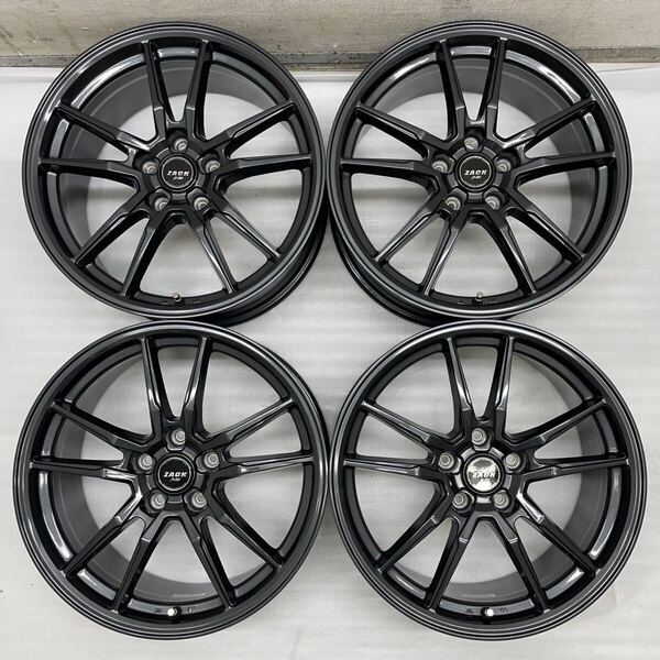 極上.超美品☆ZACK☆18インチ 8J+40☆4本SET☆クラウン.マークX.プリウスα.SAI.カムリ.ハリアー.ヴァンガード.RAV4.シーマ.フーガ等