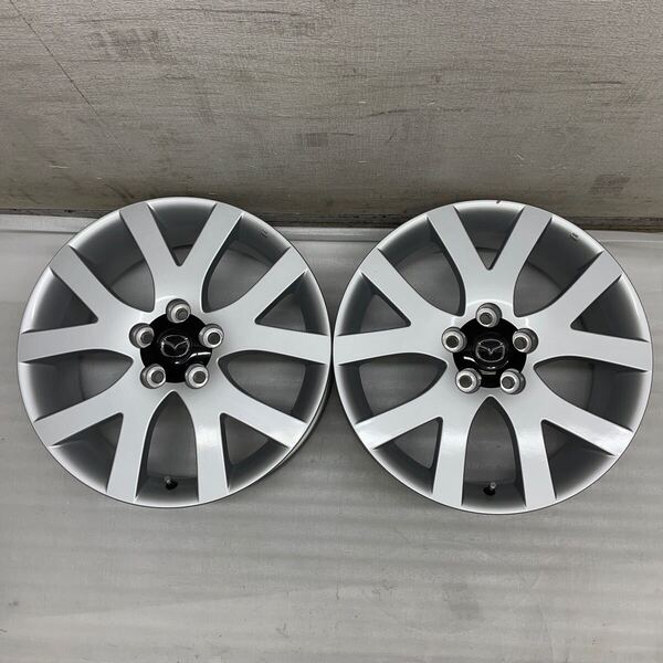 超美品☆MAZDAマツダ純正☆GG.GY系 後期☆アテンザ 23Z☆純正18インチ ホイール☆2本SET☆7J+55☆アクセラ.MPV.プレマシー