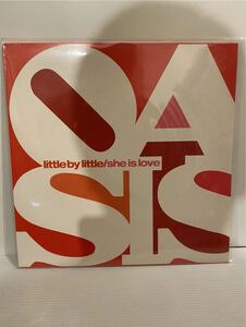 ★激レア 名曲 HES 673068 6 【12インチ】Oasis オアシス little by little she is love インディロック ギターポップ ネオアコ Eu