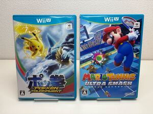 WiiU ポッ拳 POKKEN TOURNAMENT マリオテニス ウルトラスマッシュ 2本セット Wii U ゲームソフト