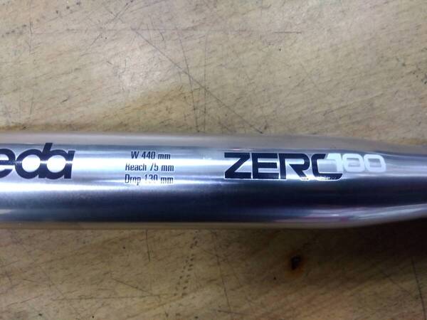 デダ ゼロ100 ハンドルバーとステム シルバーポリッシュ サイズ44(外-外) Deda ZERO100 ステム長90mm