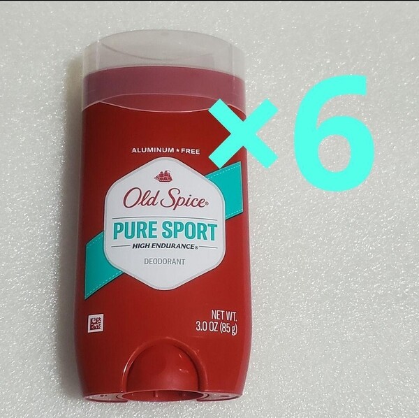 オールド スパイス ピュア スポーツ デオドラント スティック 85g ×6 (old spice PURE SPORT 制汗剤)