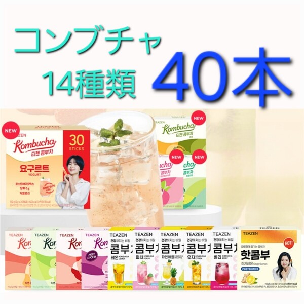 TEAZEN ティーゼン コンブチャ 14種類 選択可能 各5g ×40本