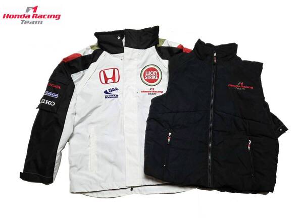 ホンダF1 2006支給品 3wayジャケット M LS/RRロゴ切り替え可能 非売品 バトン NSX S2000 インテグラ シビック