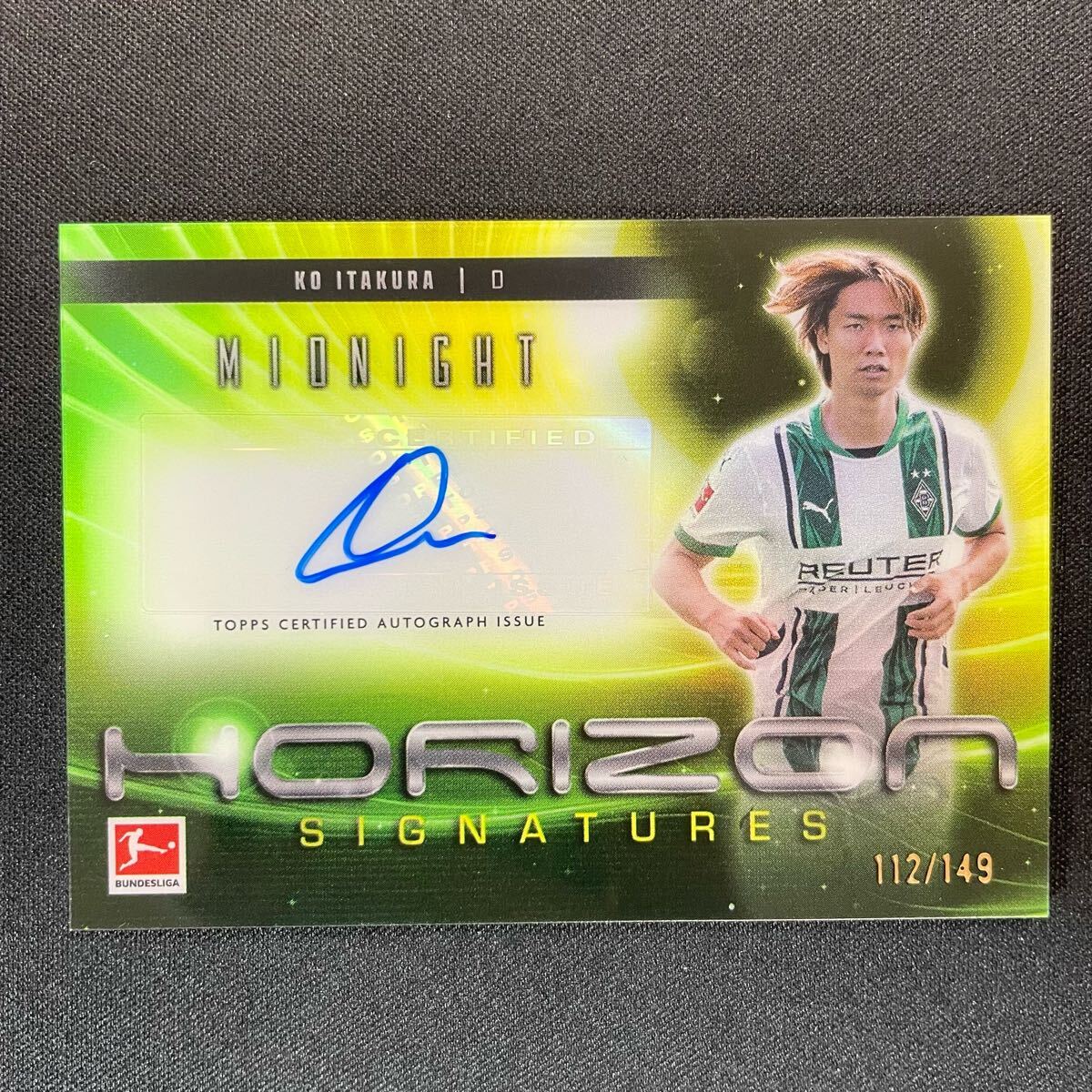 2022-23 TOPPS Finest 板倉滉 直筆サインカード 世界99枚