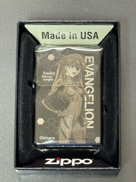 zippo 新世紀 エヴァンゲリオン アスカラングレー 限定品 EVANGELION ASUKA 2020年製 シリアルナンバー NO.2431 ケース 保証書
