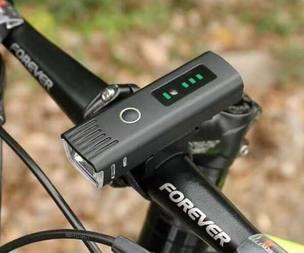自転車用ライト 1000LM 防水 光センサー 自動点灯 2000mAh LED USB充電式 高輝度 防水 1000ルーメン 自転車ライト搭載 新品未使用未開封品