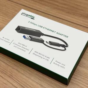 ◎美品・送料無料!Plugable USBC-E2500 有線イーサネットアダプタ2.5Gbpsネットワーク Type-C USB3.0 有線LAN Windows macOS Linux互換